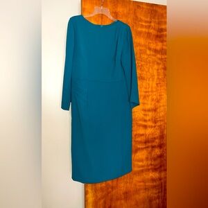 JJill Teal Stylish Shift Dress